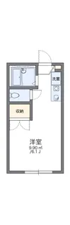 レオパレス大間【1階】の間取り