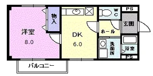 アルファルームYK【2階】の間取り