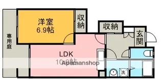 メゾン・ド・ミノリ【1階】の間取り