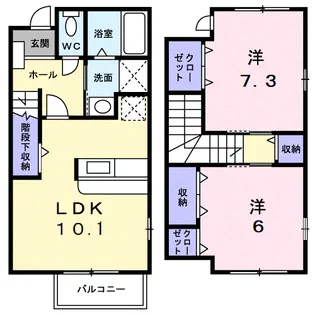 M・T・グランツⅡ【1階】の間取り