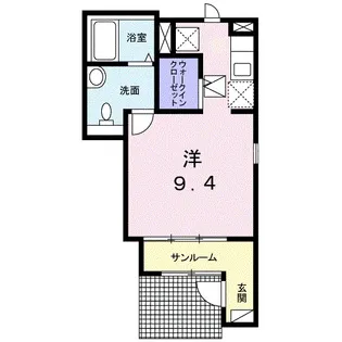 アビターレ ベッシェⅡ【1階】の間取り