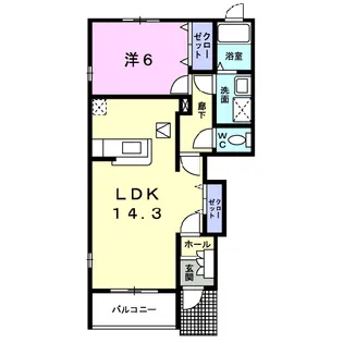 ヴィラ・グランシャリオ【1階】の間取り