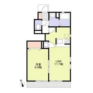 パストラルA【1階】の間取り
