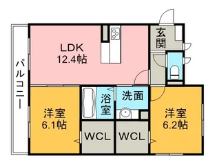 プライド&グローリー【3階】の間取り