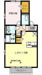 エクセル郷前【2階】の間取り