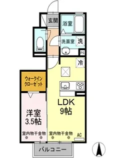プロヴァンスの杜【1階】の間取り