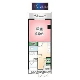 ディージービル小牧中央【6階】の間取り