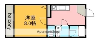 1Kの間取り画像