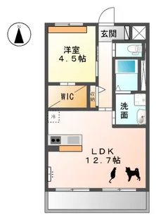 グランドソレイユ【3階】の間取り