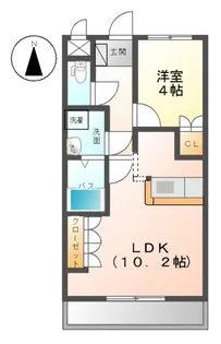 サンパレスⅢ【2階】の間取り