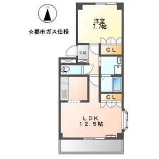 グランブルー【2階】の間取り