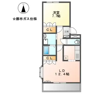 グランブルー【302号室】の間取り