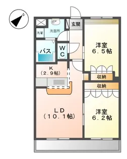 ラ・ウィンクル【3階】の間取り