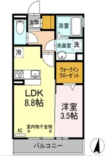 プチマノワール【2階】の間取り