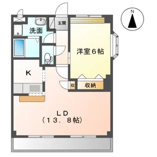 サンパレスマーサ 和【2階】の間取り