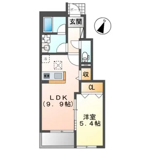 イース(EACE)【1階】の間取り