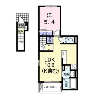 セレッソブローテA【2階】の間取り