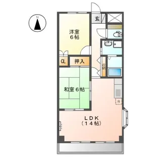 ウィン・ベルⅡ【3階】の間取り