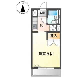 レジデンス犬山【00302号室】の間取り