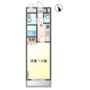 エクセルハイツ【1階】の間取り