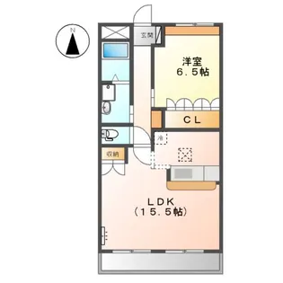SUN GREEN M【1階】の間取り