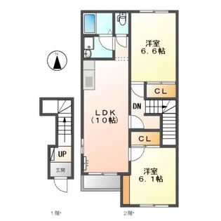 ルミエール【2階】の間取り