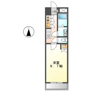 エスポアール クレア【2階】の間取り
