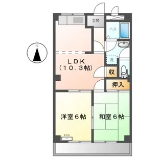 セフティ上坂【3階】の間取り