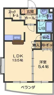 エコール・ド・松葉【2階】の間取り