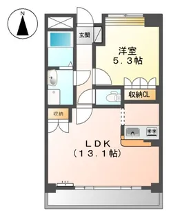 レンソイス【1階】の間取り