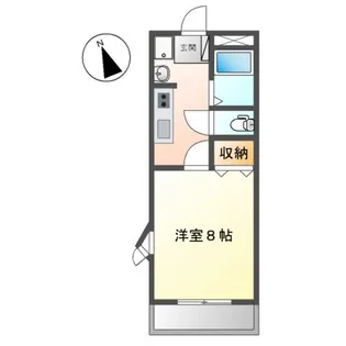 アイサンハイム【203号室】の間取り