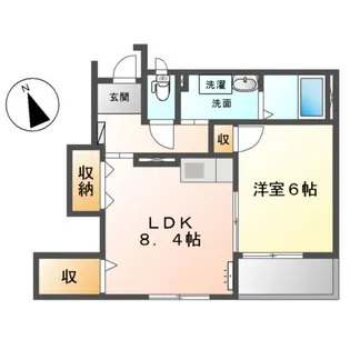 サンパレスⅦ【1階】の間取り