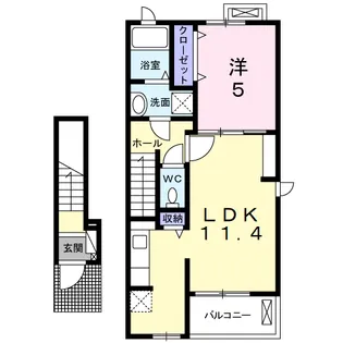 カーサ セレーナ【2階】の間取り