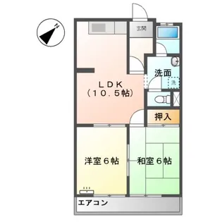リベラパーク7【2階】の間取り