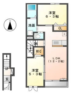 スターコート【2階】の間取り