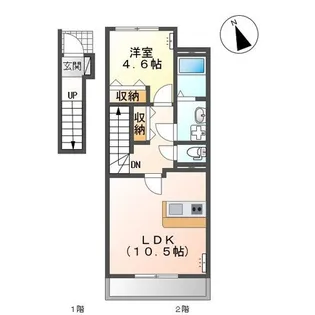 アネックス成海【2階】の間取り