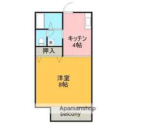 愛知県小牧市常普請1丁目【アパート】の間取り