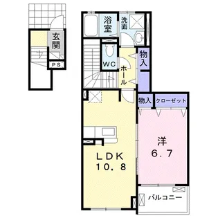 ベル・フローラ【2階】の間取り