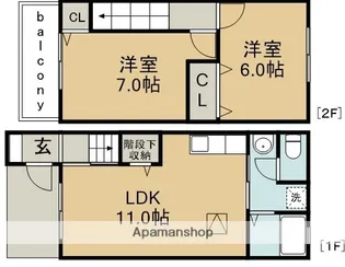 ドリーム・ナオ【1階】の間取り