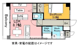 プリミエート【1階】の間取り