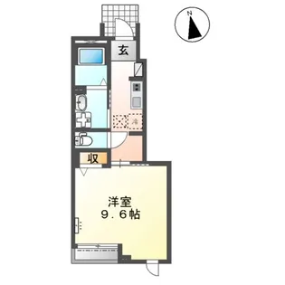 ベルハウス【1階】の間取り