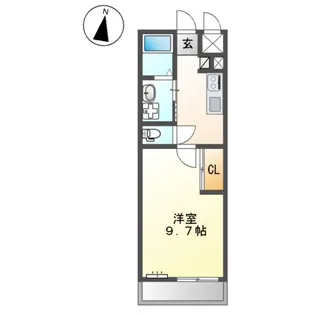 パドマヒルズ(PADMA HILLS 4)【2階】の間取り