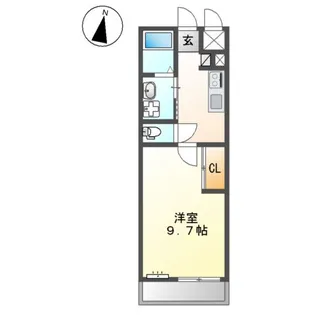 パドマヒルズ(PADMA HILLS 4)【2階】の間取り