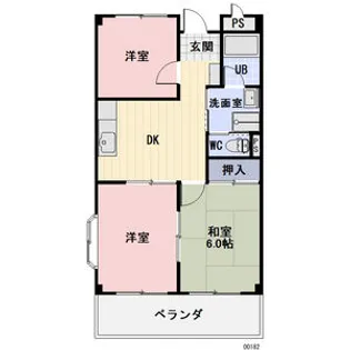 エクセレントJ2【4階】の間取り