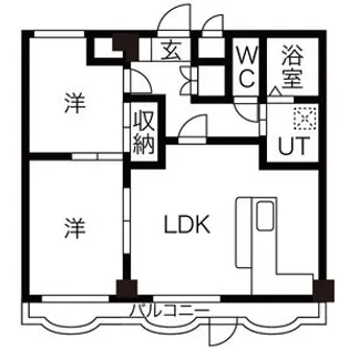 シンフォニースクエアⅡ【105号室】の間取り