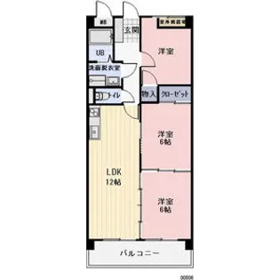 LIVEON【3階】の間取り