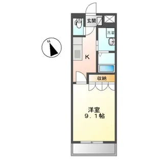 マン アルチェ【1階】の間取り