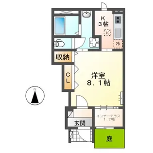 SERENOⅢ(セレーノⅢ)【1階】の間取り