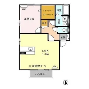 アーリーバード【2階】の間取り