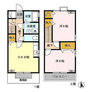 アネックス坂巻【101号室】の間取り